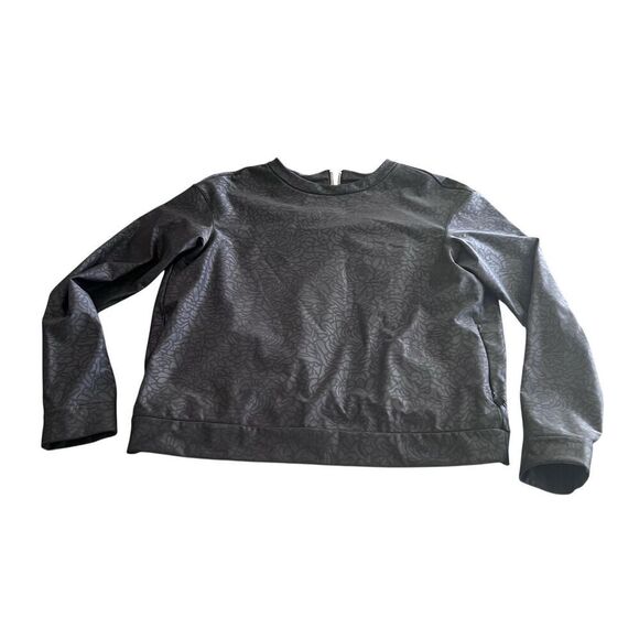 Lululemon 1/4 Back Zip Womens 8 Floral Pullover Jacket Sweatshirt - Picture 1 of 9